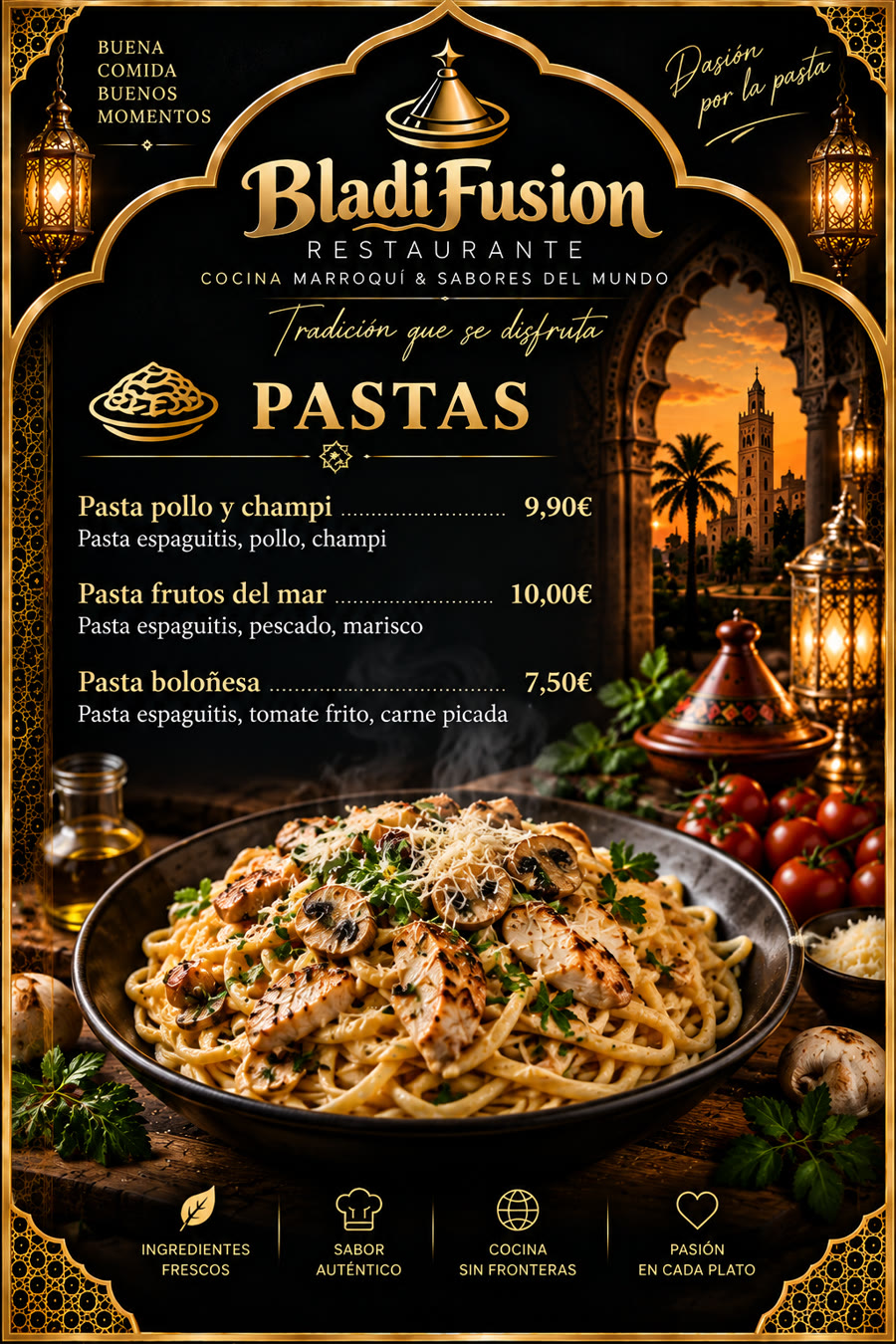 Carta de pastas Bladifusion